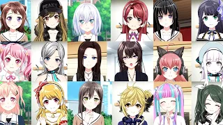 【バンドリ】【D4DJ】声優が同じキャラクターまとめ【ガルパ】【グルミク】Same Voice both BangDream and D4DJ  girls band party groovy mix