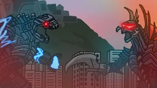 Mechagodzilla VS Gigan | Animation