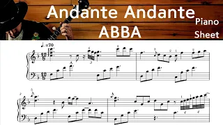 Andante Andante  /Piano Sheet Music / ABBA   / by SangHeart Play