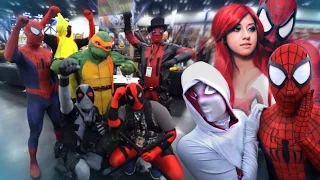 Spider-Man: SpiderVerse VS Deadpool Nation Invades ComicCon 2015