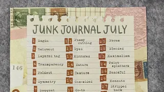#junkjournaljuly 17th July 2022 Prompt : Go-to-palette