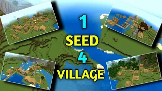 Top 1 Seed 4 Village || Minecraft 1.19 seed Minecraft pocket edition seeds 1.19 🔥🔥