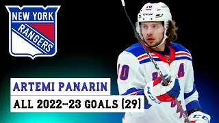 Artemi Panarin (#10) All 29 Goals of the 2022-23 NHL Season