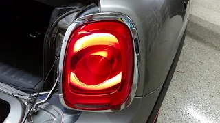 2014-2020 MINI Cooper Hatch - Testing Tail Lights After Changing Burnt Out Light Bulb