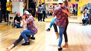 UrbanKiz Demo by Armand & Lavinia Kizomba at 💯 LEVEL UP 💯 Kizomba Demo - Corno