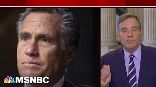 Senator mourns personal, political loss of Mitt Romney not running for re-election