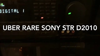 Uber Rare Vintage Audio - Sony STR--D2010 Reciever