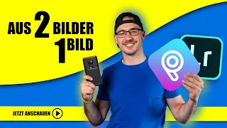 Mehrere Bilder verbinden 📲 mit Smartphone für Einsteiger | PicsArt / Lightroom