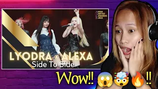 Lyodra x AleXa -Side To Side (Ariana Grande ft Nicky Minaj)Live at Asia Artist Awards 2022| REACTION