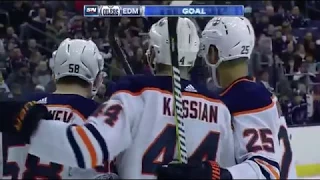 Zack Kassian Goal vs CBJ 12-12-17