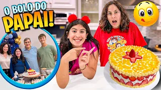 Preparamos o bolo da festa, será que os convidados aprovaram? Família Maria Clara e JP