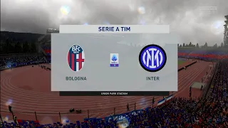 FIFA 22-PS4/ Série A/ 20° Rodada/ Bologna x Inter de Milão