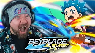 LET IT RIP!!! THIS IS HYPE!!! FIRST TIME WATCHING - Beyblade Burst Episode 1 REACTION