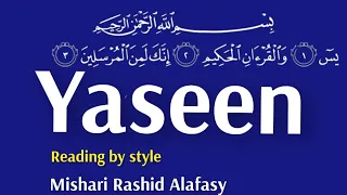 SURAH YASEEN (Yasin) RECITATION |Reading by style MISHARI RASHID ALAFASY | 27