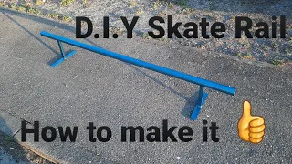 D.I.Y Skate Rail. How to make it.