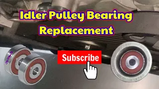 Repairing Idler Pulley Squeaky Noise (Replacing Idler Pulley Bearings)