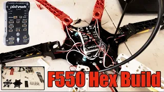 F550 Hexacopter   Pixhawk Full Build and Maiden Flight - ELRS