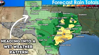 Rain chances increasing in Texas this week