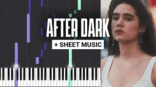 After Dark - Mr.Kitty - Piano Tutorial - Sheet Music & MIDI