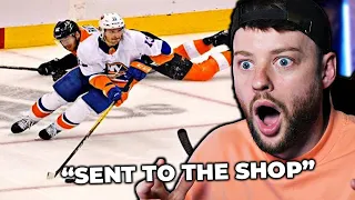 SOCCER FAN REACTS: NHL ANKLE BREAKERS!