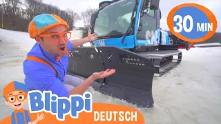 Blippi Deutsch - Blippi besucht einen Skiort | Abenteuer und Videos für Kinder