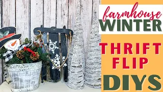 BEAUTIFUL WINTER THRIFT FLIPS | FARMHOUSE WINTER DECOR