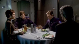 Archer invites a Vulcan captain to dinner