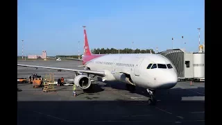 Взлет из Пулково А321 Nordwind