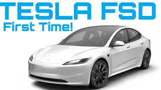 TESLA 12.3.6 FSD Full Self Driving Autopilot Supervised First Time TESLA Driver Impressions Guide