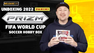 Opening the NEW 2022 Panini Prizm FIFA World Cup Soccer Hobby Box