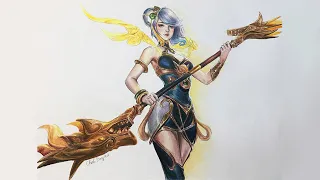 Drawing Lunar Empress Lux League of Legends | Fan Art LOL | Vẽ Lux Tân niên Liên minh huyền thoại