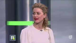 Amber Heard habla en español sobre su papel en Aquaman