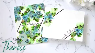 Absolutely GORGEOUS Card Making Tutorial: How to Stretch Your Frame Stamps | Take 2 With Therese!
