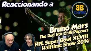 Bruno Mars - The Red Hot Chili Peppers - NFL Super Bowl XLVIII Halftime Show 2014 | REACCIÓN