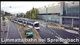 Die Limmattalbahn bei Spreitenbach / Limmattalbahn Testfahrt / Shoppi Tivoli Spreitenbach