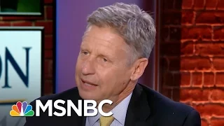 Gary Johnson On His Role In The Election, Comparison To Ross Perot | MSNBC