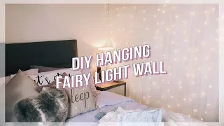 DIY FAIRY LIGHT WALL