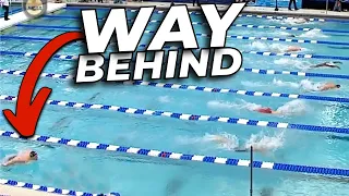 Swimmer intentionally swims slowly in championship race, but why?