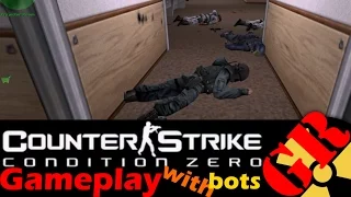 Counter-Strike: Condition Zero gameplay with Hard bots - Office - Counter-Terrorist