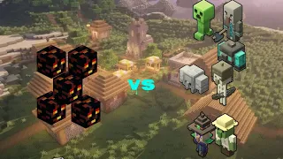 Minecraft legends magma cube vs all units -  лавовый куб против всех юнитов. Mob battle