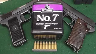 7.62X25mm Tokarev in the Yugo M57 and CZ52 with Accurate #7 and surplus ammo