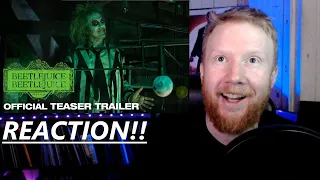 BEETLEJUICE 2 | Teaser Trailer REACTION!! Jenna Ortega | Michael Keaton | Tim Burton | Winona Ryder