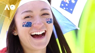 Aussie fans descend on Melbourne Park | Australian Open 2017