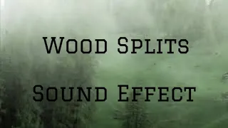 Oddly Satisfying Wood Split Sound!