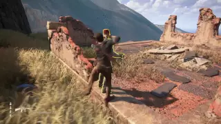 Uncharted 4 A Thief’s End level 10 - B sneak stealth drawbridge