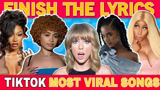 FINISH THE LYRICS - Most Popular Viral TikTok/ New Songs (2024) CHALLENGE 📀🎵