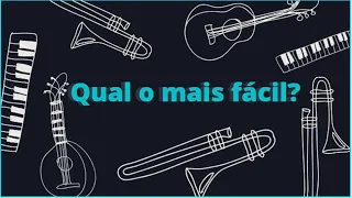 Posso aprender dois instrumentos ao mesmo tempo? Qual o instrumento mais fácil de tocar?