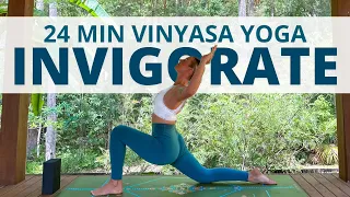 Invigorating Vinyasa Yoga Practice (24 minutes).. Ashley Freeman