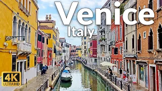 Venice, Italy Full Walking Tour (4K Ultra HD, 60fps) with Natural City Sounds