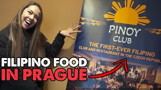 EXPLORING FILIPINO FOOD IN PRAGUE! PINOY CLUB CZECH REPUBLIC!